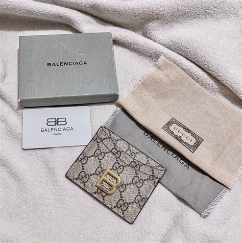 gucci balenciaga collab card holder|gucci x balenciaga.